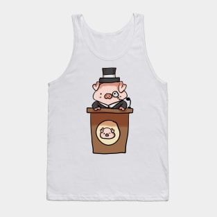 Cute Pig Judge Tank Top